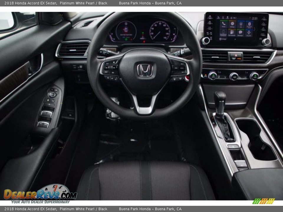 2018 Honda Accord EX Sedan Platinum White Pearl / Black Photo #5