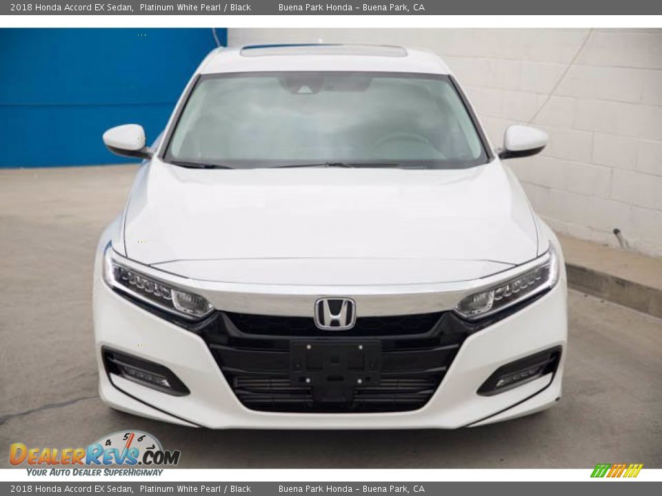 2018 Honda Accord EX Sedan Platinum White Pearl / Black Photo #7