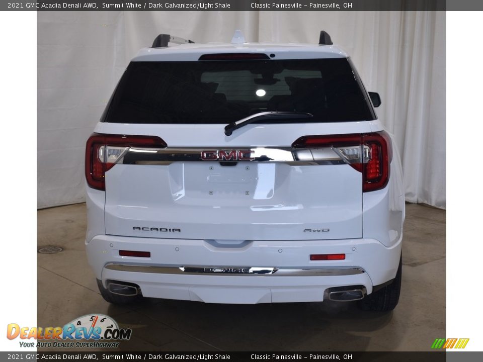 2021 GMC Acadia Denali AWD Summit White / Dark Galvanized/Light Shale Photo #3