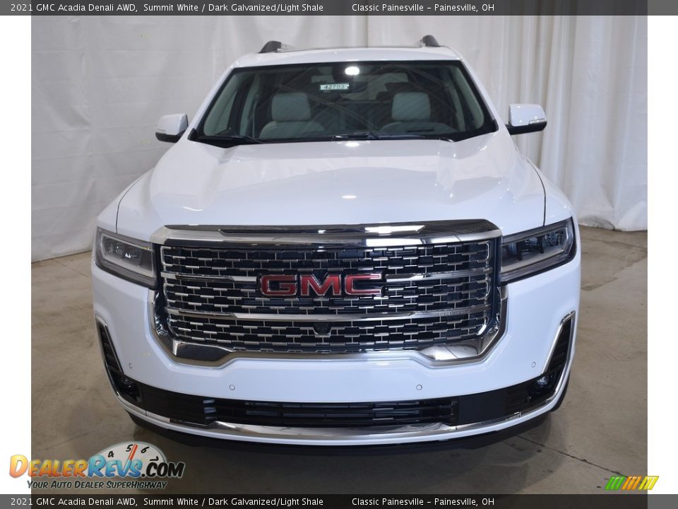 2021 GMC Acadia Denali AWD Summit White / Dark Galvanized/Light Shale Photo #4