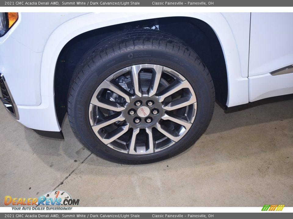 2021 GMC Acadia Denali AWD Summit White / Dark Galvanized/Light Shale Photo #5
