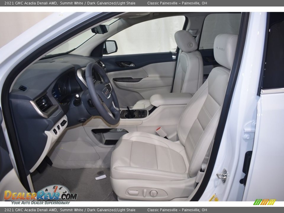2021 GMC Acadia Denali AWD Summit White / Dark Galvanized/Light Shale Photo #7