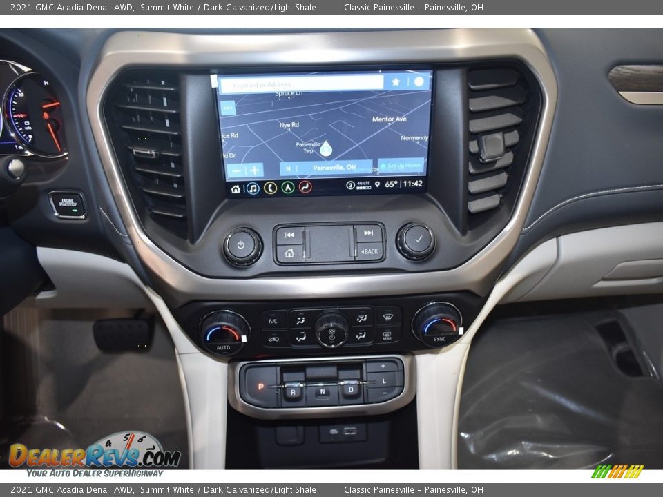 2021 GMC Acadia Denali AWD Summit White / Dark Galvanized/Light Shale Photo #13