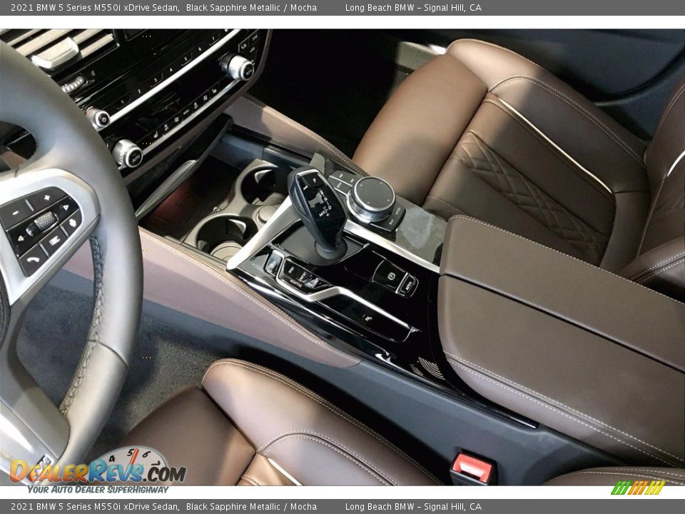 2021 BMW 5 Series M550i xDrive Sedan Shifter Photo #8