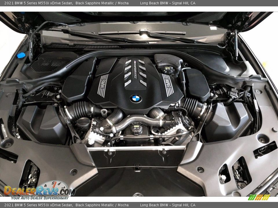 2021 BMW 5 Series M550i xDrive Sedan 4.4 Liter DI TwinPower Turbocharged DOHC 32-Valve V8 Engine Photo #10