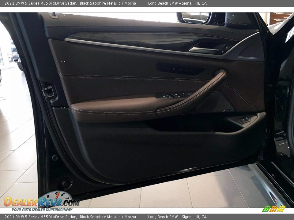 Door Panel of 2021 BMW 5 Series M550i xDrive Sedan Photo #13
