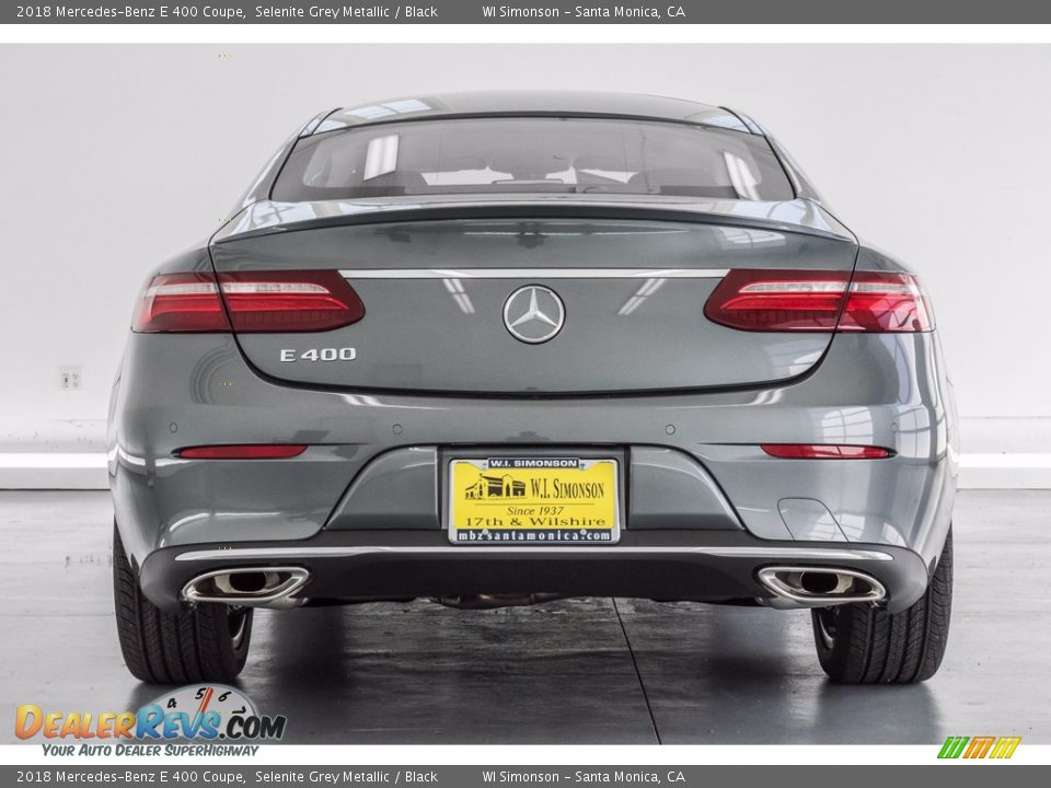 2018 Mercedes-Benz E 400 Coupe Selenite Grey Metallic / Black Photo #4