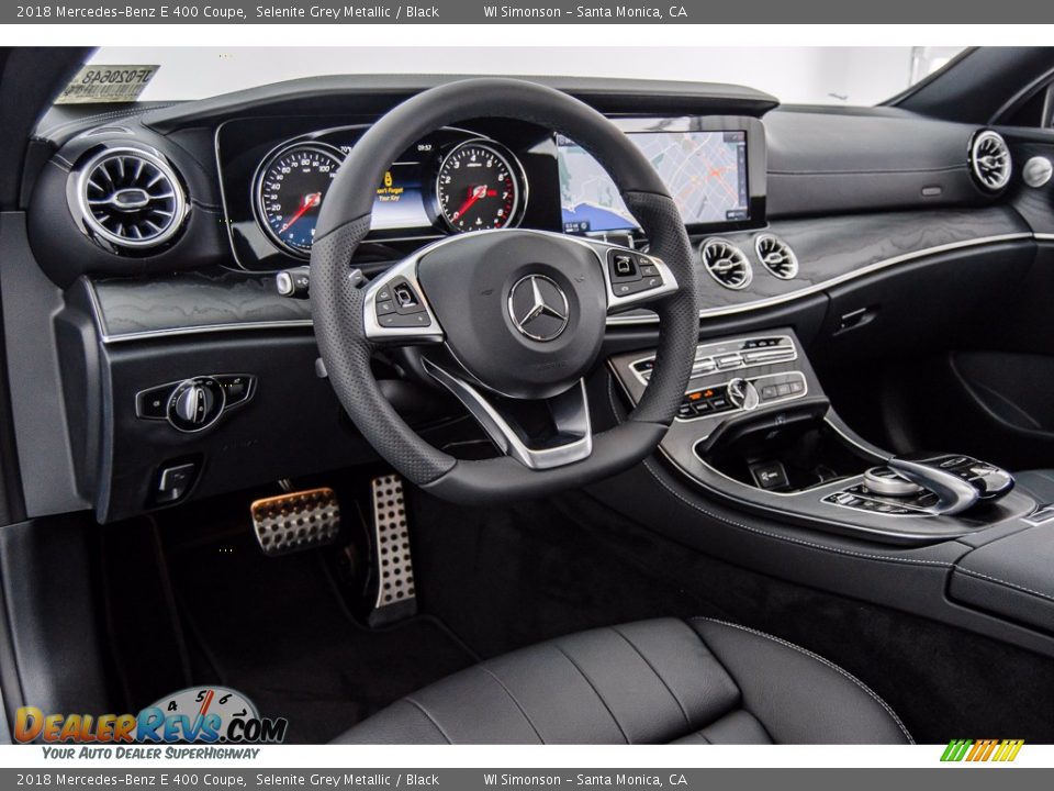 2018 Mercedes-Benz E 400 Coupe Selenite Grey Metallic / Black Photo #6