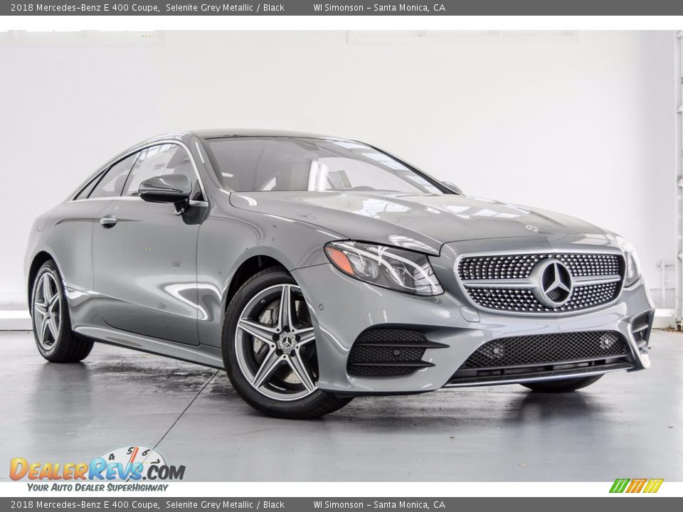 2018 Mercedes-Benz E 400 Coupe Selenite Grey Metallic / Black Photo #11