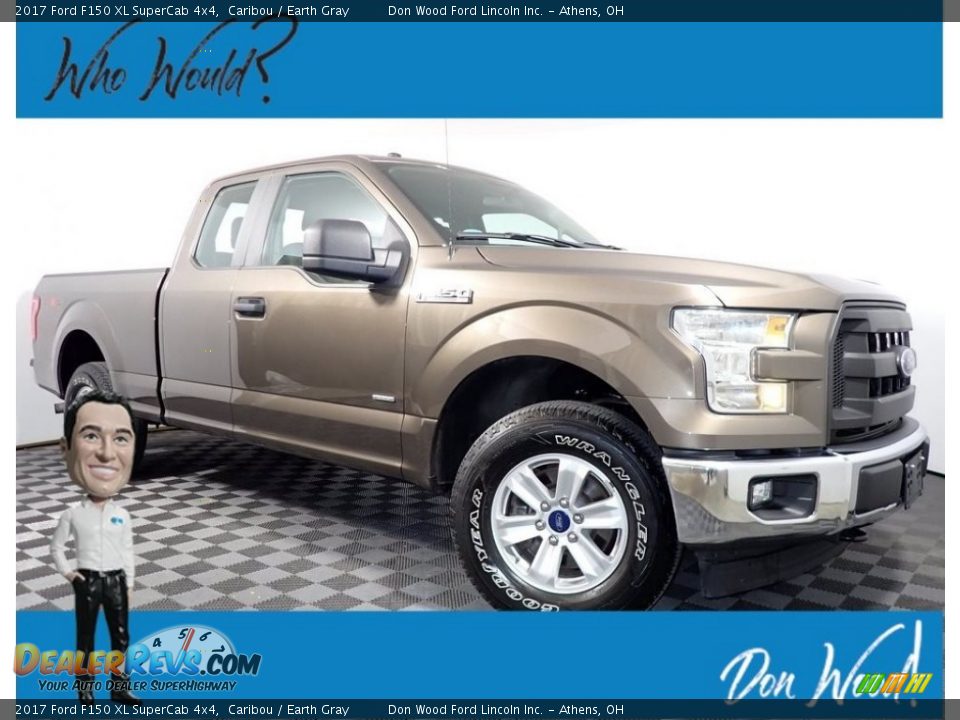 2017 Ford F150 XL SuperCab 4x4 Caribou / Earth Gray Photo #1