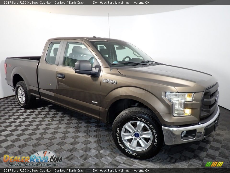 2017 Ford F150 XL SuperCab 4x4 Caribou / Earth Gray Photo #2