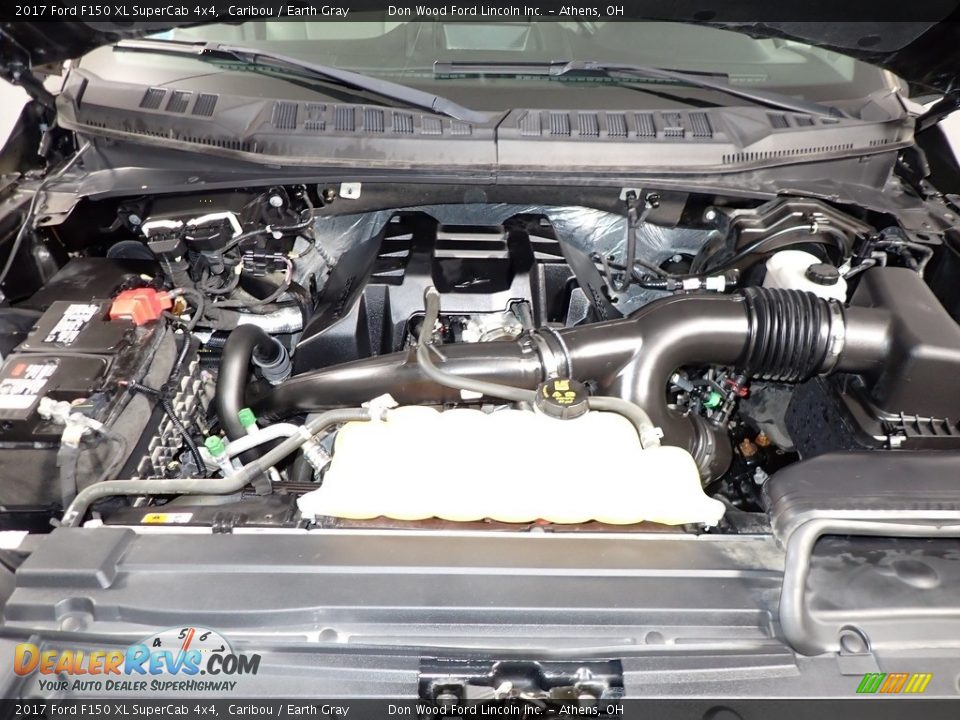 2017 Ford F150 XL SuperCab 4x4 Caribou / Earth Gray Photo #6