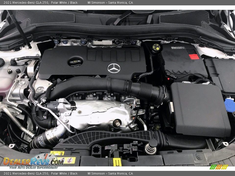 2021 Mercedes-Benz GLA 250 Polar White / Black Photo #8