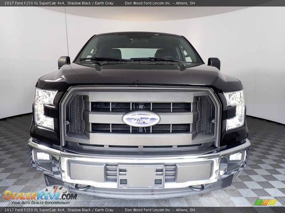 2017 Ford F150 XL SuperCab 4x4 Shadow Black / Earth Gray Photo #4