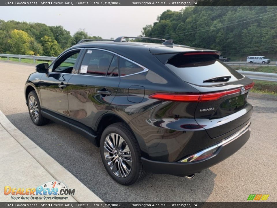 2021 Toyota Venza Hybrid Limited AWD Celestial Black / Java/Black Photo #2