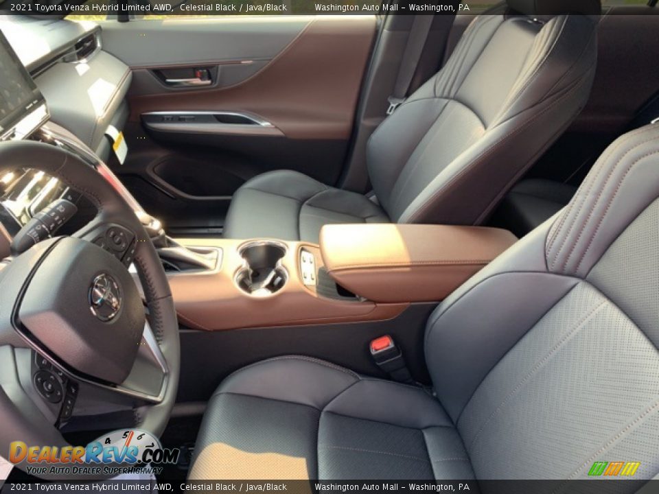 Java/Black Interior - 2021 Toyota Venza Hybrid Limited AWD Photo #5