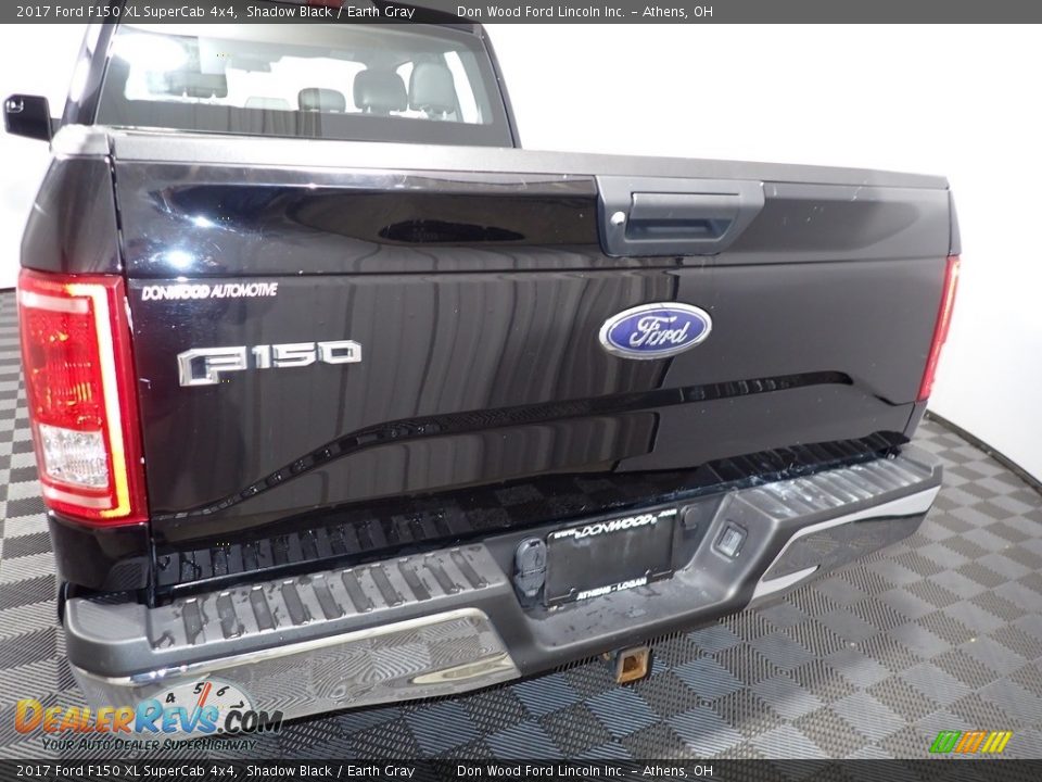 2017 Ford F150 XL SuperCab 4x4 Shadow Black / Earth Gray Photo #11
