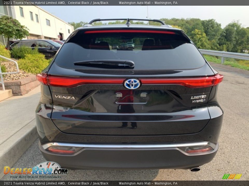2021 Toyota Venza Hybrid Limited AWD Celestial Black / Java/Black Photo #9