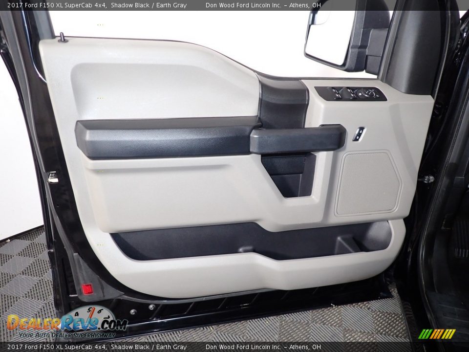 2017 Ford F150 XL SuperCab 4x4 Shadow Black / Earth Gray Photo #14