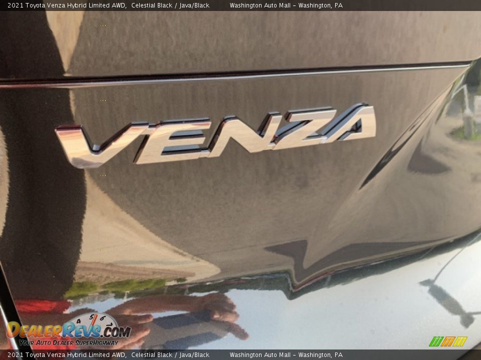 2021 Toyota Venza Hybrid Limited AWD Celestial Black / Java/Black Photo #11