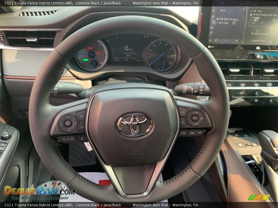 2021 Toyota Venza Hybrid Limited AWD Steering Wheel Photo #12