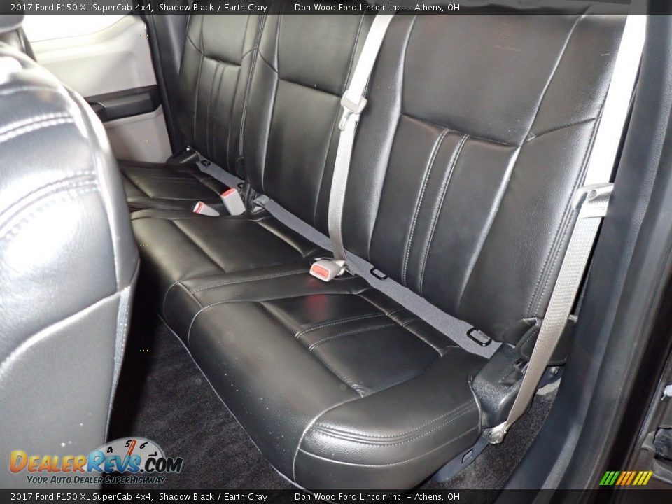 2017 Ford F150 XL SuperCab 4x4 Shadow Black / Earth Gray Photo #17