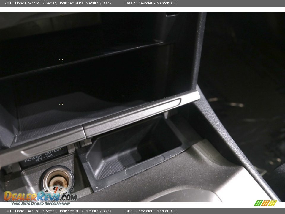 2011 Honda Accord LX Sedan Polished Metal Metallic / Black Photo #10