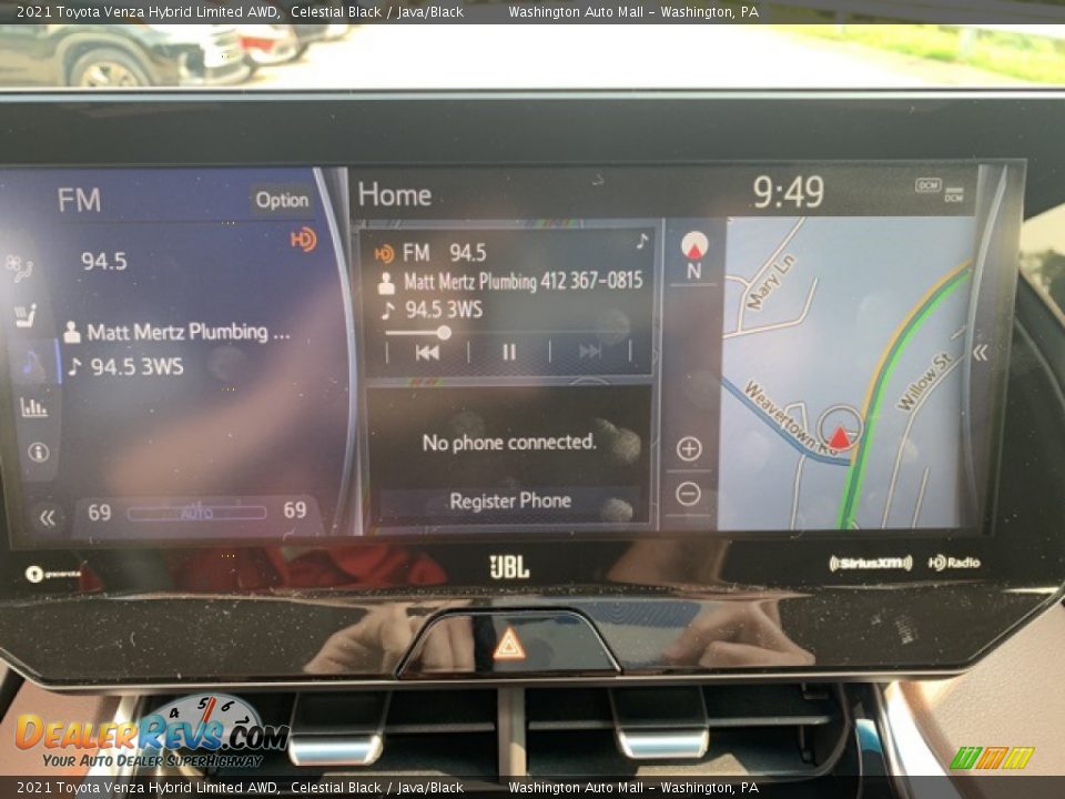 Navigation of 2021 Toyota Venza Hybrid Limited AWD Photo #14