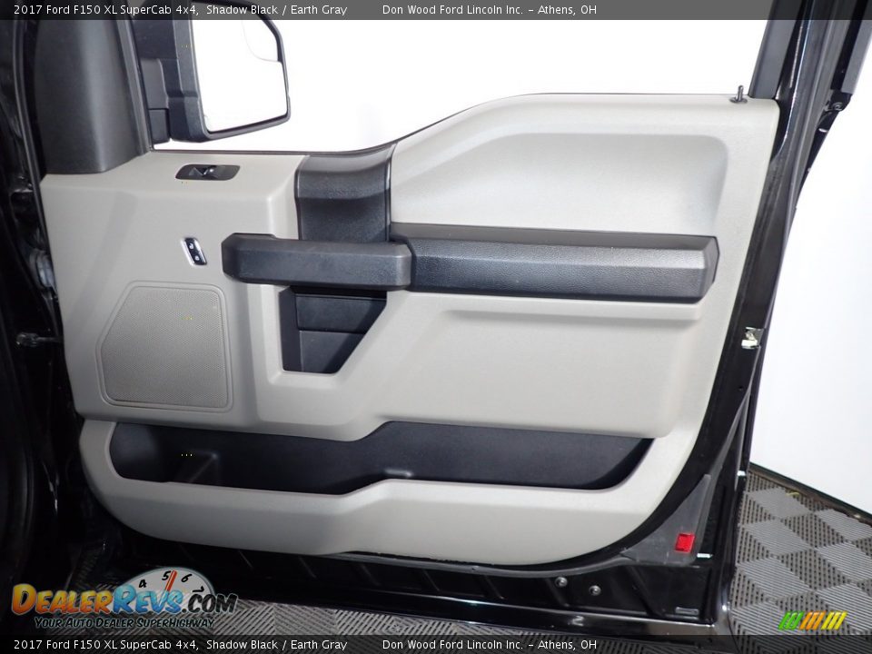 2017 Ford F150 XL SuperCab 4x4 Shadow Black / Earth Gray Photo #18