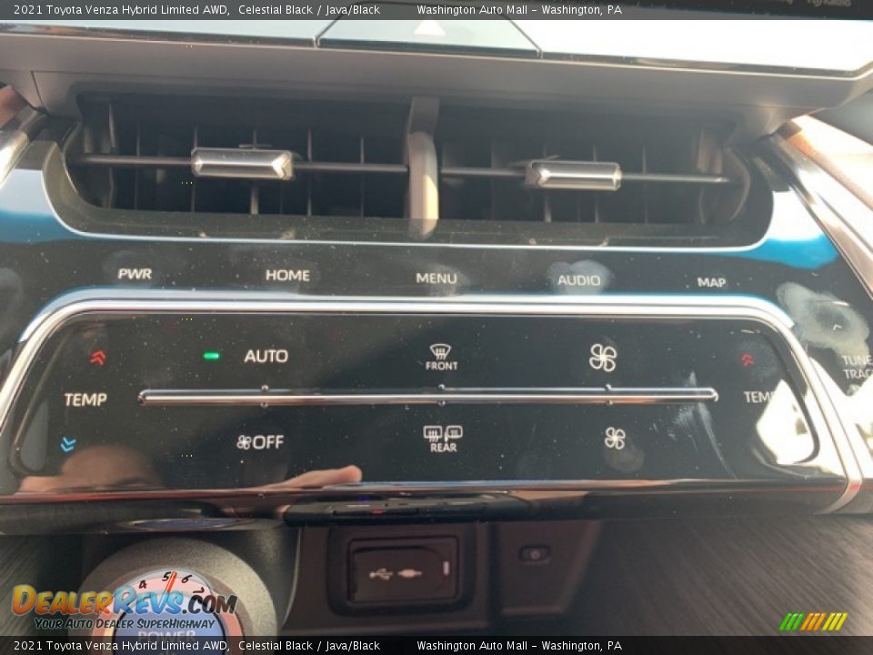 2021 Toyota Venza Hybrid Limited AWD Celestial Black / Java/Black Photo #15