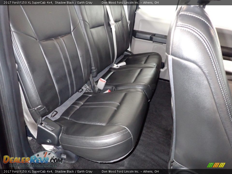 2017 Ford F150 XL SuperCab 4x4 Shadow Black / Earth Gray Photo #19