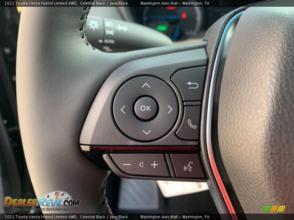 2021 Toyota Venza Hybrid Limited AWD Steering Wheel Photo #17