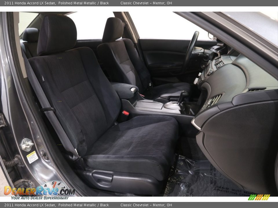 2011 Honda Accord LX Sedan Polished Metal Metallic / Black Photo #13