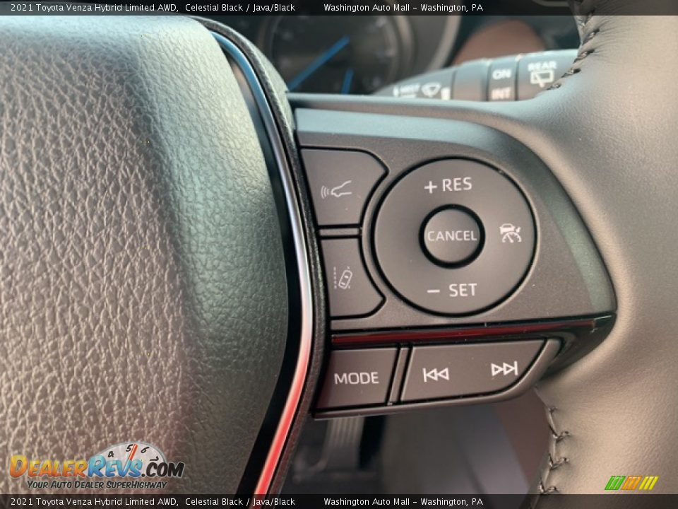 2021 Toyota Venza Hybrid Limited AWD Steering Wheel Photo #18