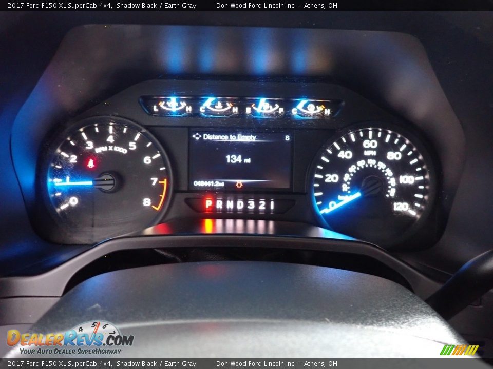2017 Ford F150 XL SuperCab 4x4 Shadow Black / Earth Gray Photo #21