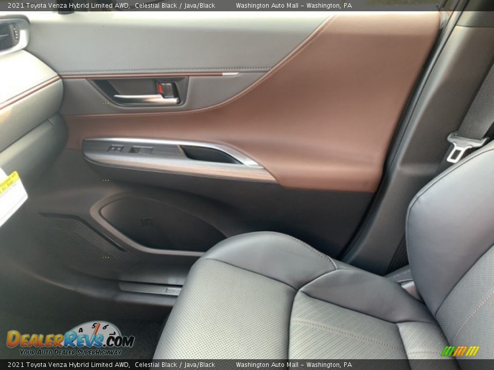 2021 Toyota Venza Hybrid Limited AWD Celestial Black / Java/Black Photo #24