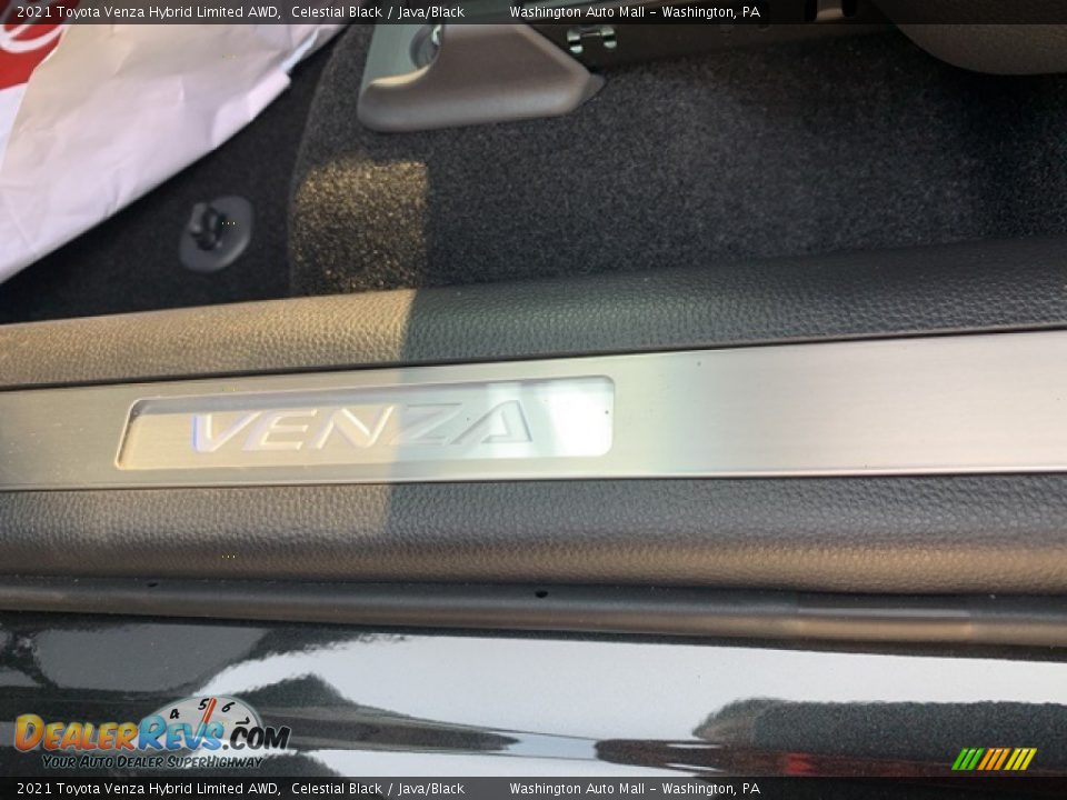 2021 Toyota Venza Hybrid Limited AWD Celestial Black / Java/Black Photo #29