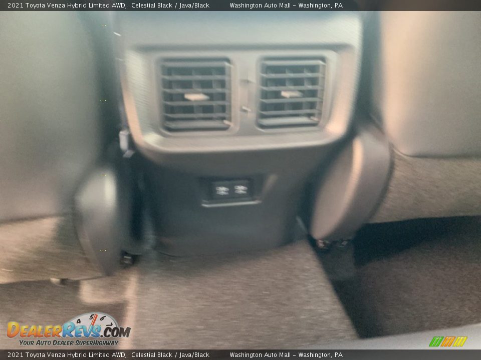 2021 Toyota Venza Hybrid Limited AWD Celestial Black / Java/Black Photo #34