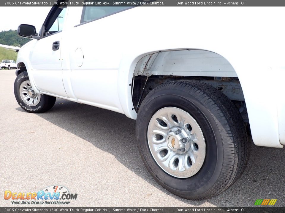 2006 Chevrolet Silverado 1500 Work Truck Regular Cab 4x4 Summit White / Dark Charcoal Photo #10