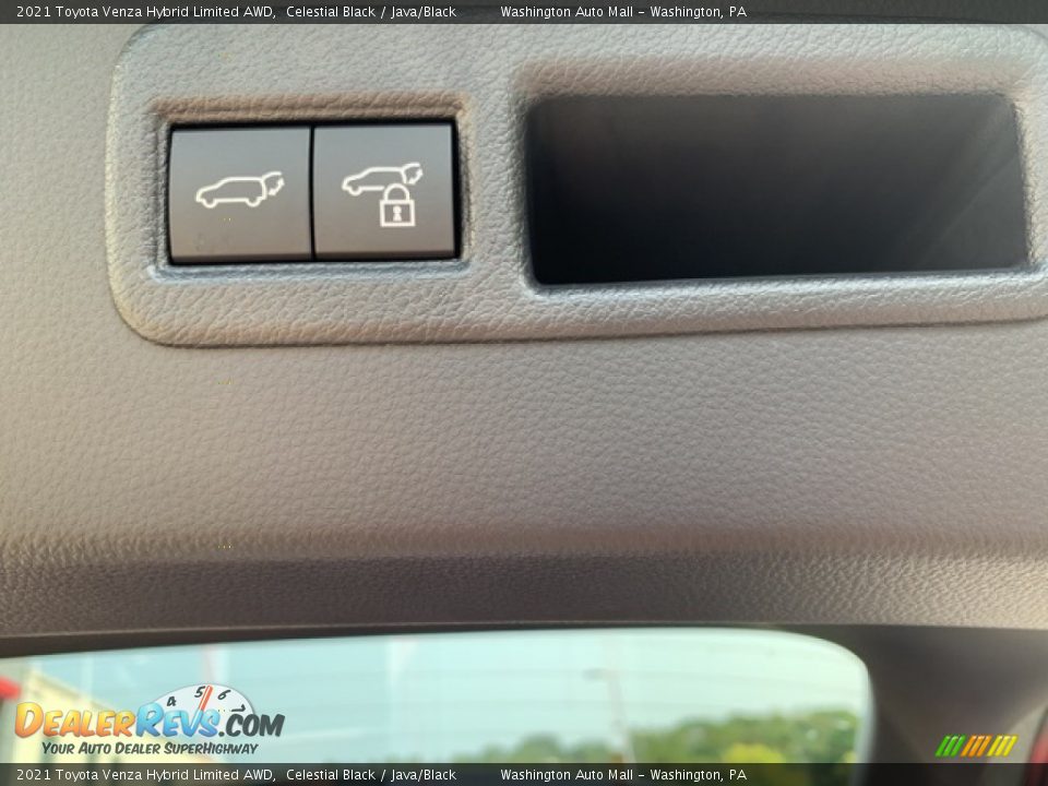 2021 Toyota Venza Hybrid Limited AWD Celestial Black / Java/Black Photo #36