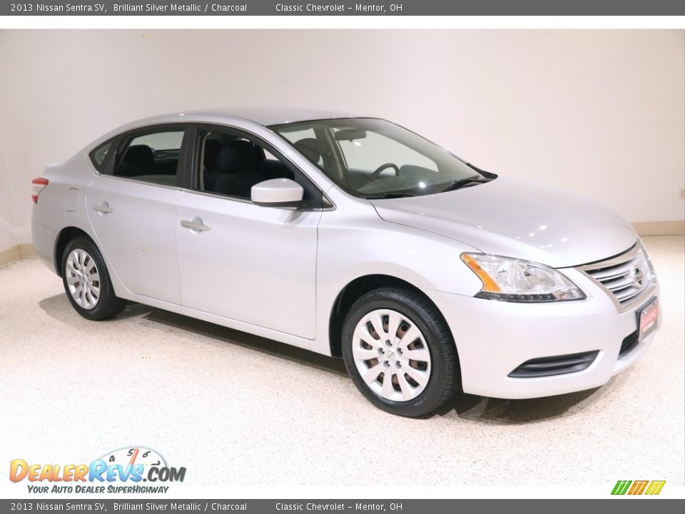 Brilliant Silver Metallic 2013 Nissan Sentra SV Photo #1