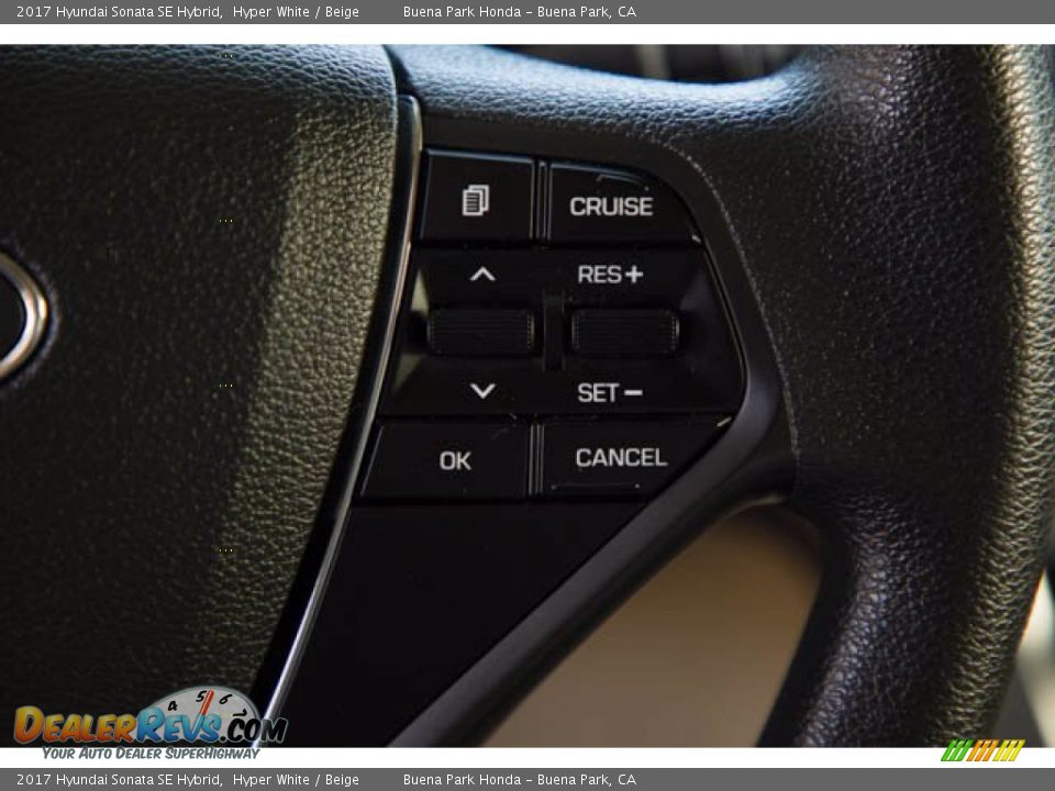 2017 Hyundai Sonata SE Hybrid Steering Wheel Photo #17