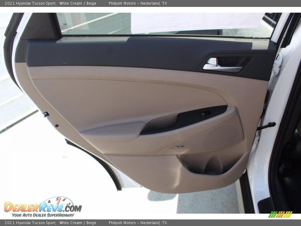 2021 Hyundai Tucson Sport White Cream / Beige Photo #20