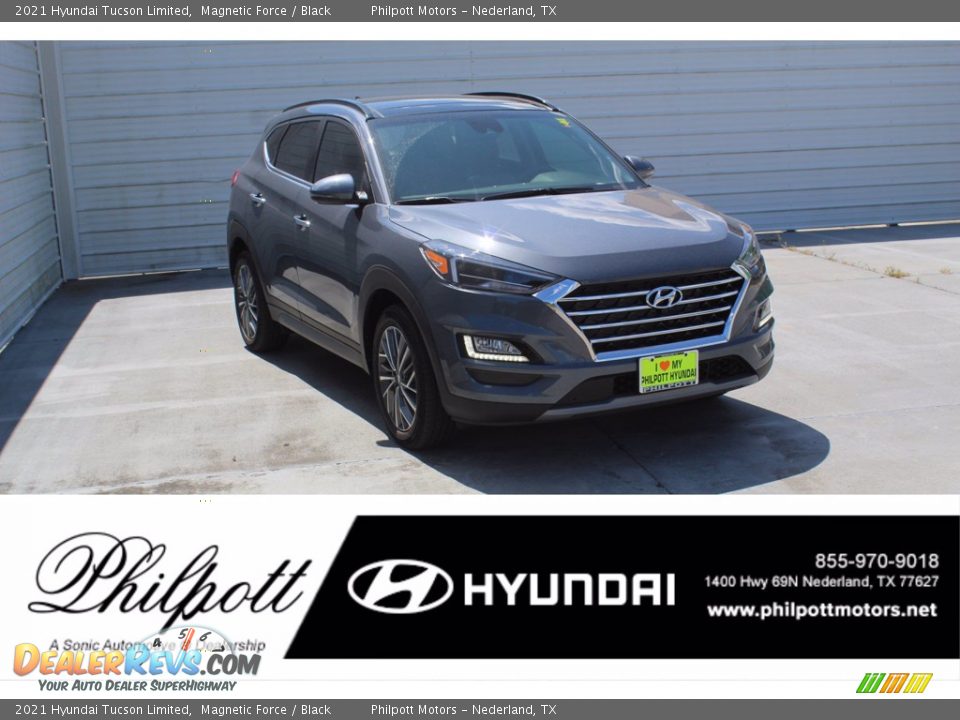 2021 Hyundai Tucson Limited Magnetic Force / Black Photo #1