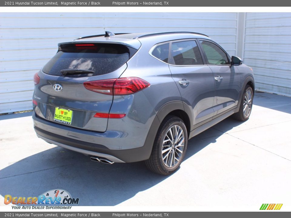 2021 Hyundai Tucson Limited Magnetic Force / Black Photo #8