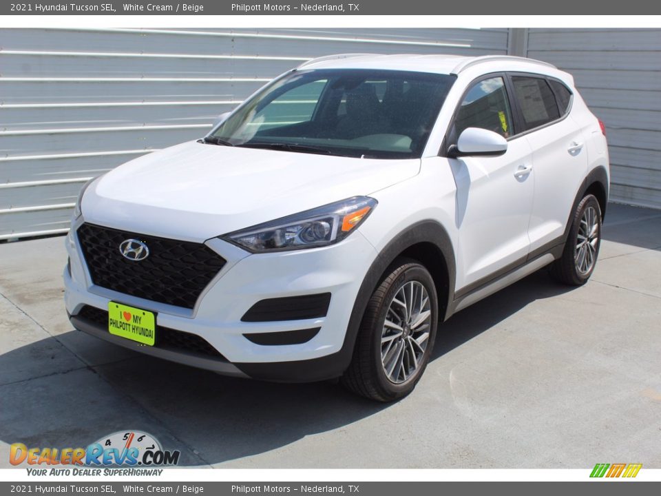 2021 Hyundai Tucson SEL White Cream / Beige Photo #4