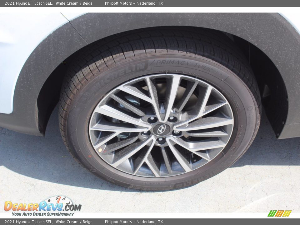 2021 Hyundai Tucson SEL White Cream / Beige Photo #5