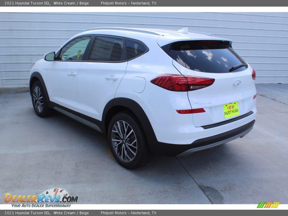 2021 Hyundai Tucson SEL White Cream / Beige Photo #6