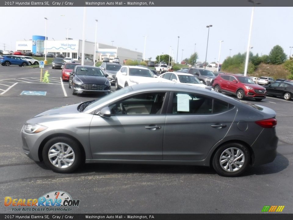 2017 Hyundai Elantra SE Gray / Gray Photo #6