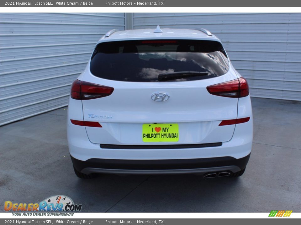 2021 Hyundai Tucson SEL White Cream / Beige Photo #7